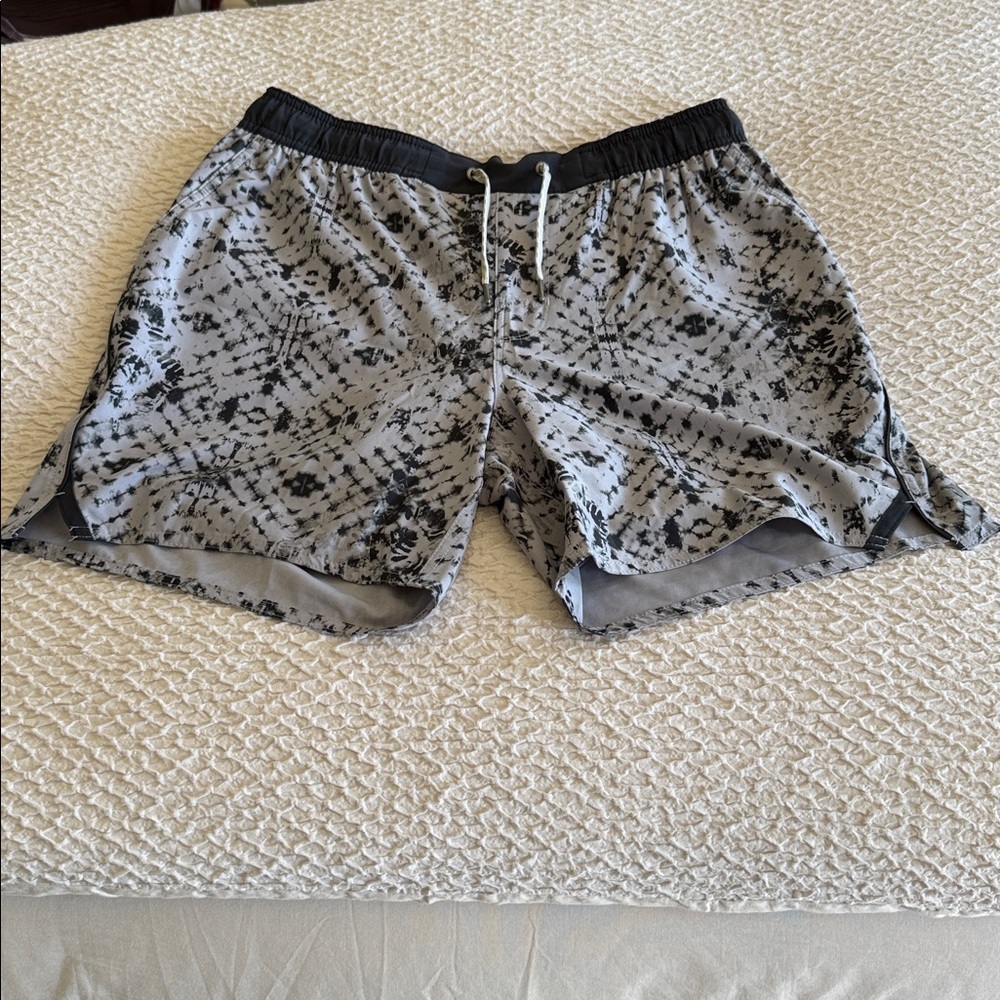Vuori Black and Gray Athletic Shorts